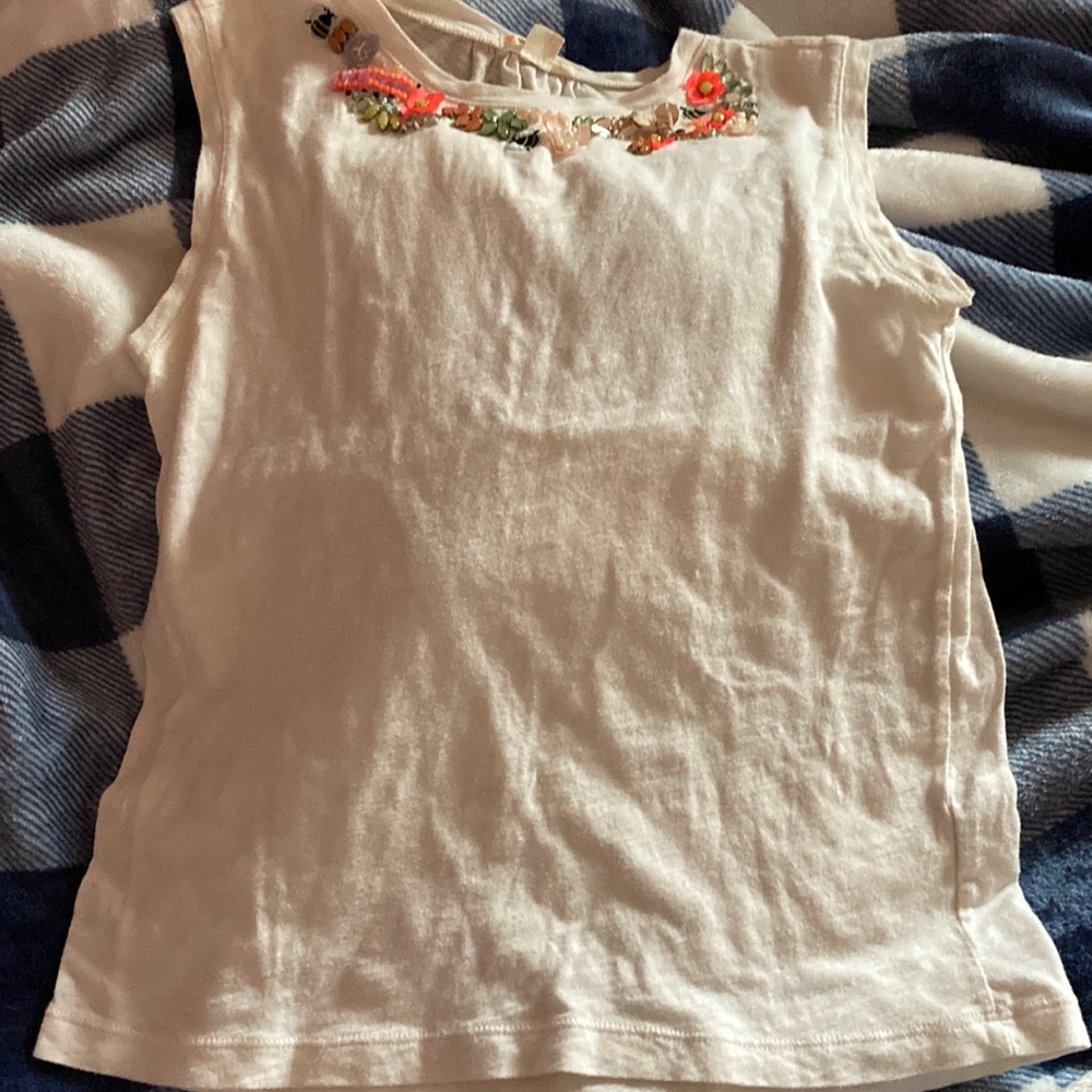 A white top with a cute design